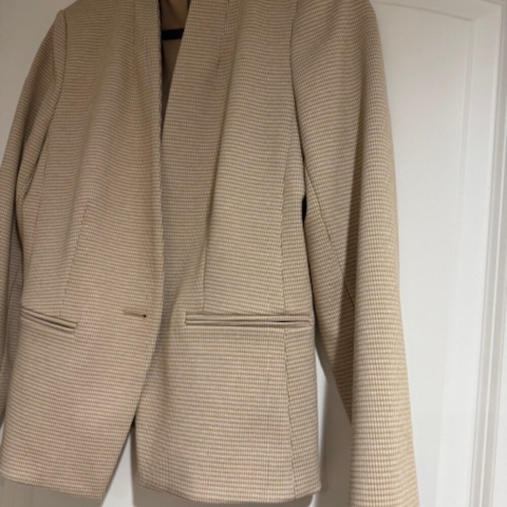 Ann Taylor Houndstooth Blazer NWOT